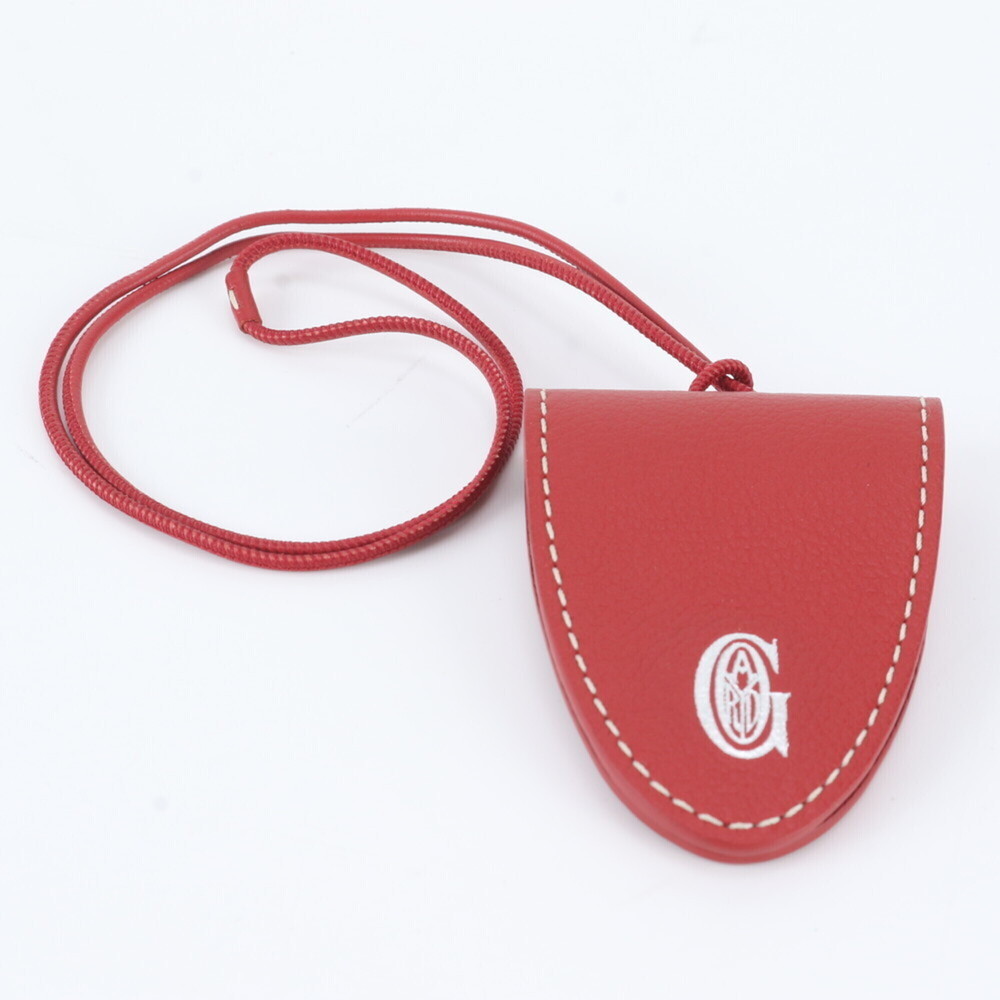 GOYARD Red Leather Charm